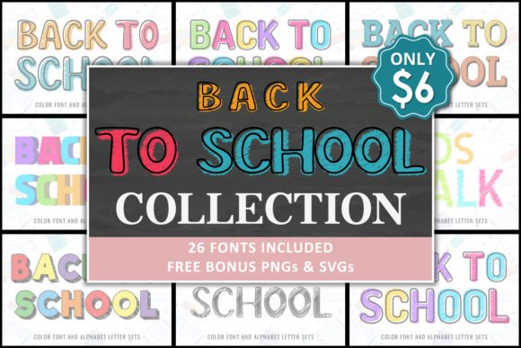 Back to School Collection: A Playful Font for Web Design