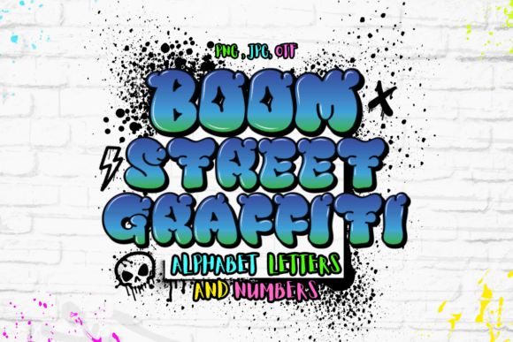 Boom Street Graffiti: A Font for Crafting with Urban Flair