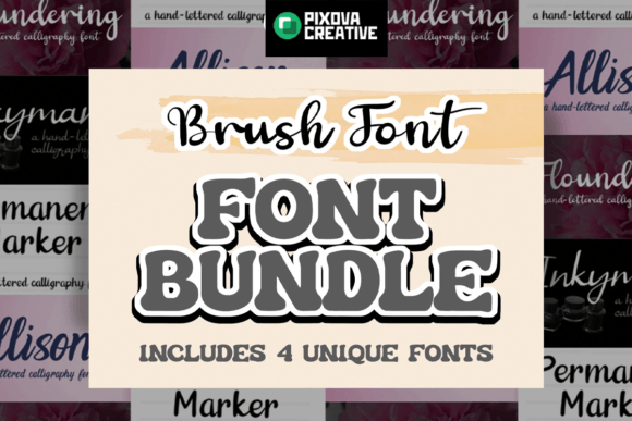 Brush Bundle Pack: A Font That Adds Personality to Your Web Design