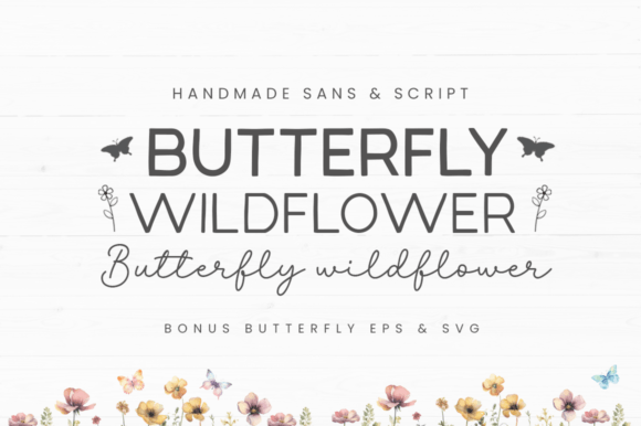Butterfly Wildflower: A Font That Adds Grace to Digital Design