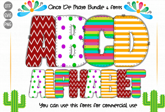 Cinco De Mayo Font for Creative Crafters