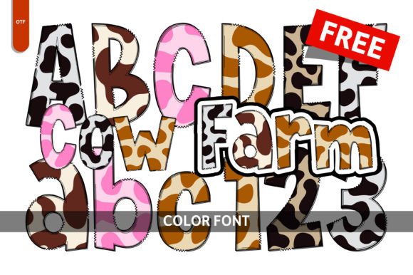 Cow Farm Font: A Playful Typographic Choice for Creative Branding