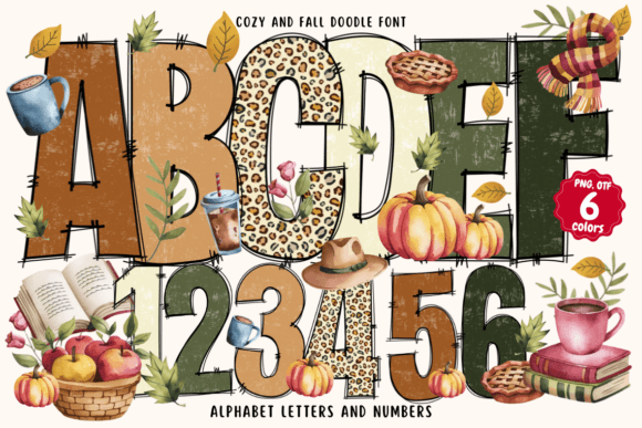 Cozy and Fall Doodle: A Font That Makes Your Brand Feel Warm and Real