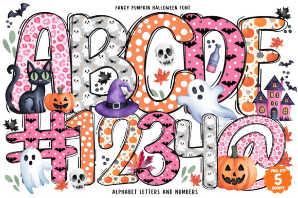 Fancy Pumpkin Halloween Font: A Whimsical Touch for Editorial Design
