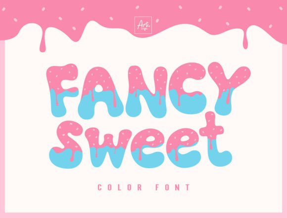 Fancy Sweet: A Font for Playful Branding and Digital Design