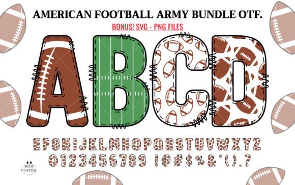 Font Choice That Speaks Volumes: American Football Bundle