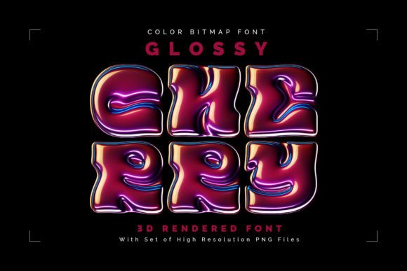 Glossy Cherry: A Creative Font for Editorial Design