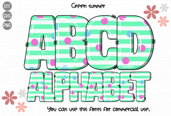 Green Summer Font for Handmade Creators