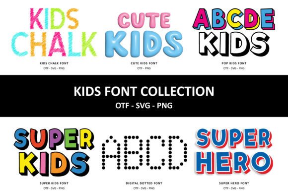 Kids Collection Font: A Creative Tool for Campaigns