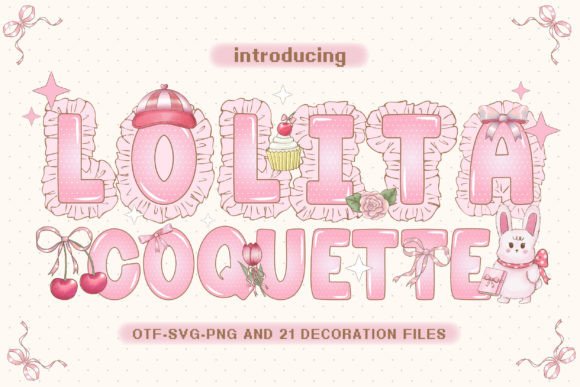 Lolita Coquette: A Font for Adorable Branding
