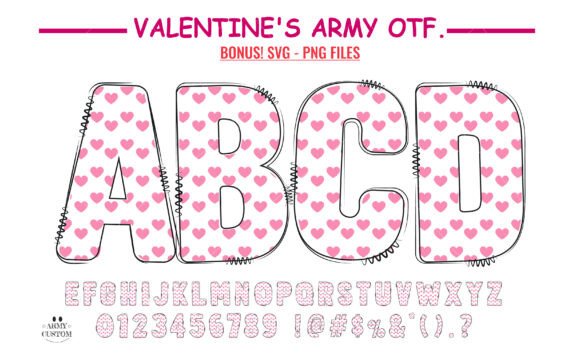 Love Valentine’s Doodle Hearts Font for Campaigns