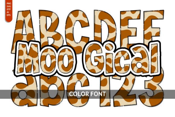 Moo Gical: A Playful Typeface for Creative Branding