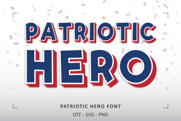 Patriotic Hero Font for Bold Branding