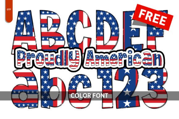 Proudly American: A Font for Patriotic Editorial Design