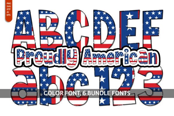 Proudly American Bundle: The Font That Speaks Volumes