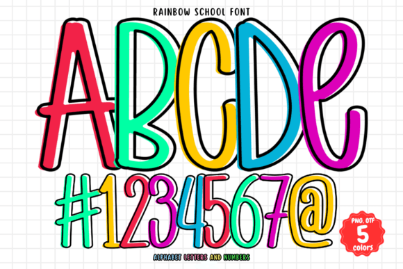 Rainbow School Font Review