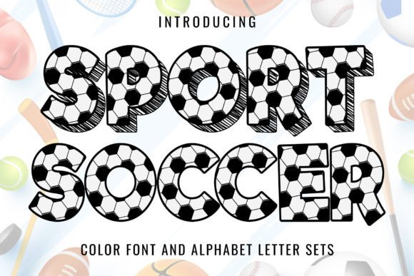 Sport Soccer Font: The Perfect Choice for Playful Craft Projects