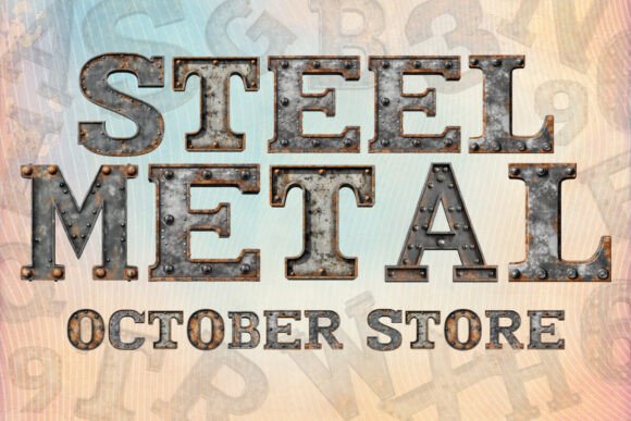 Steel Metal: A Bold Font for Editorial Design