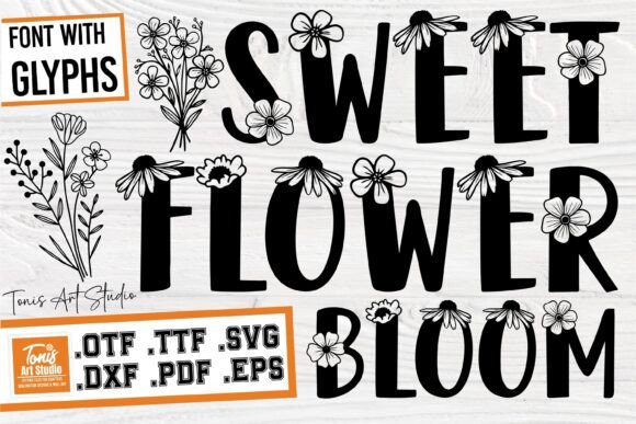 Sweet Flower Bloom: A Typeface That Adds Flair to Branding