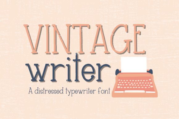 Vintage Writer: A Timeless Typewriter Font for Web Design